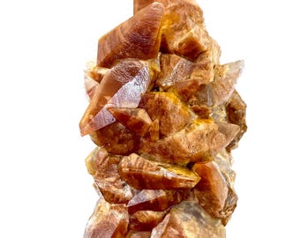 Natural Calcite Crystal Cluster on Matrix – Natural Mineral Specimen, Raw Stone, Collector Piece, Home Decor Display Cryst