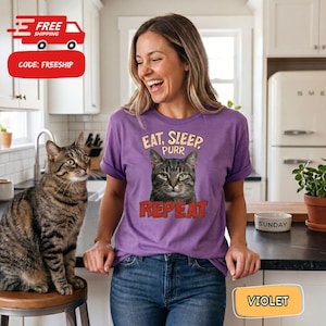 Funny Tabby Cat Shirt, Grumpy Kitten Cat Top, Grumpy Kitten Graphic Tee