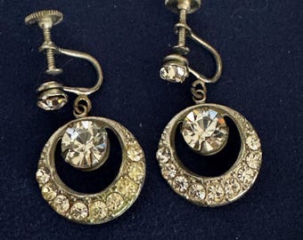 Vintage Rhinestone Drops