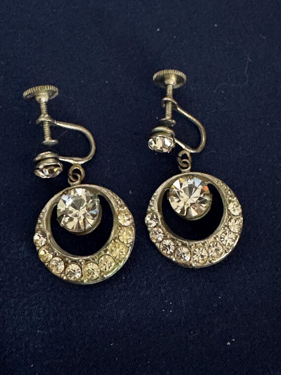Vintage Rhinestone Drops