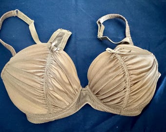 NWOT Chantal Thomass Nude Color 34C Bra Almost Vintage