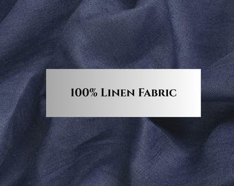 100% Korean Linen Fabric by Meter, 221gsm Heavyweight, 140cm Wide, Apparel Decor