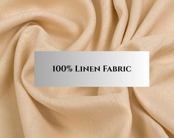 100% Korean Linen Fabric, Heavyweight 221gsm, 140cm Wide, Apparel Decor Meter