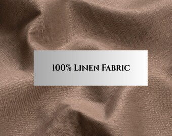 100% Korean Linen Fabric by Meter, Heavyweight 221gsm, 140cm Wide, Apparel Decor