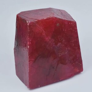 555 Ct CERTIFIED Natural Huge Size Red Ruby Uncut Rough Loose Gemstone Ruby African Earth Mined Raw Gemstone | Uncut Rough Ruby