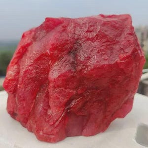 2500 Ct Certified Natural Ruby Rough A Grade Raw Red Ruby Gemstones For Jewelry Making And Collectors, Free Delivery & Gift Included