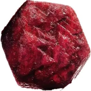 Earth Mined Natural Red Ruby Certified 120 Ct Uncut Rough Raw Loose Gemstone | Deep Red July Birthstone | Best For Collection & Collectors