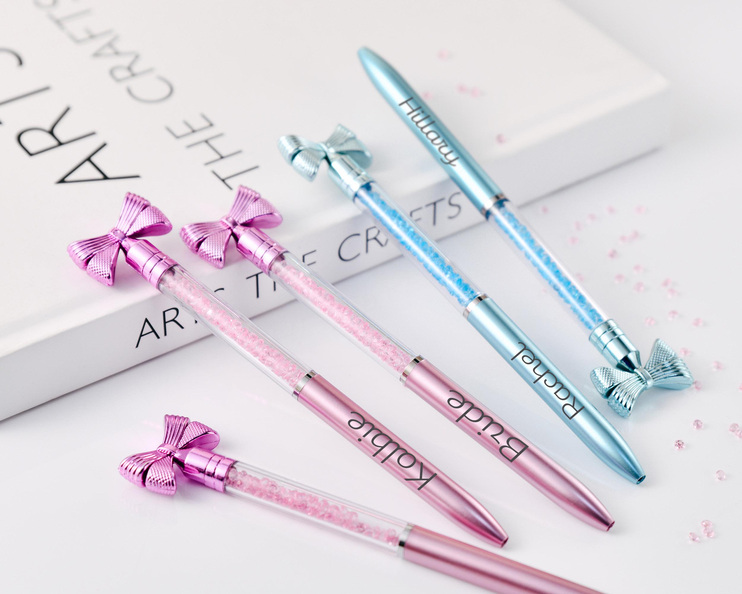 Customized Personalized Bow Ballpoint Pen - Customized Bridesmaid Gifts ...