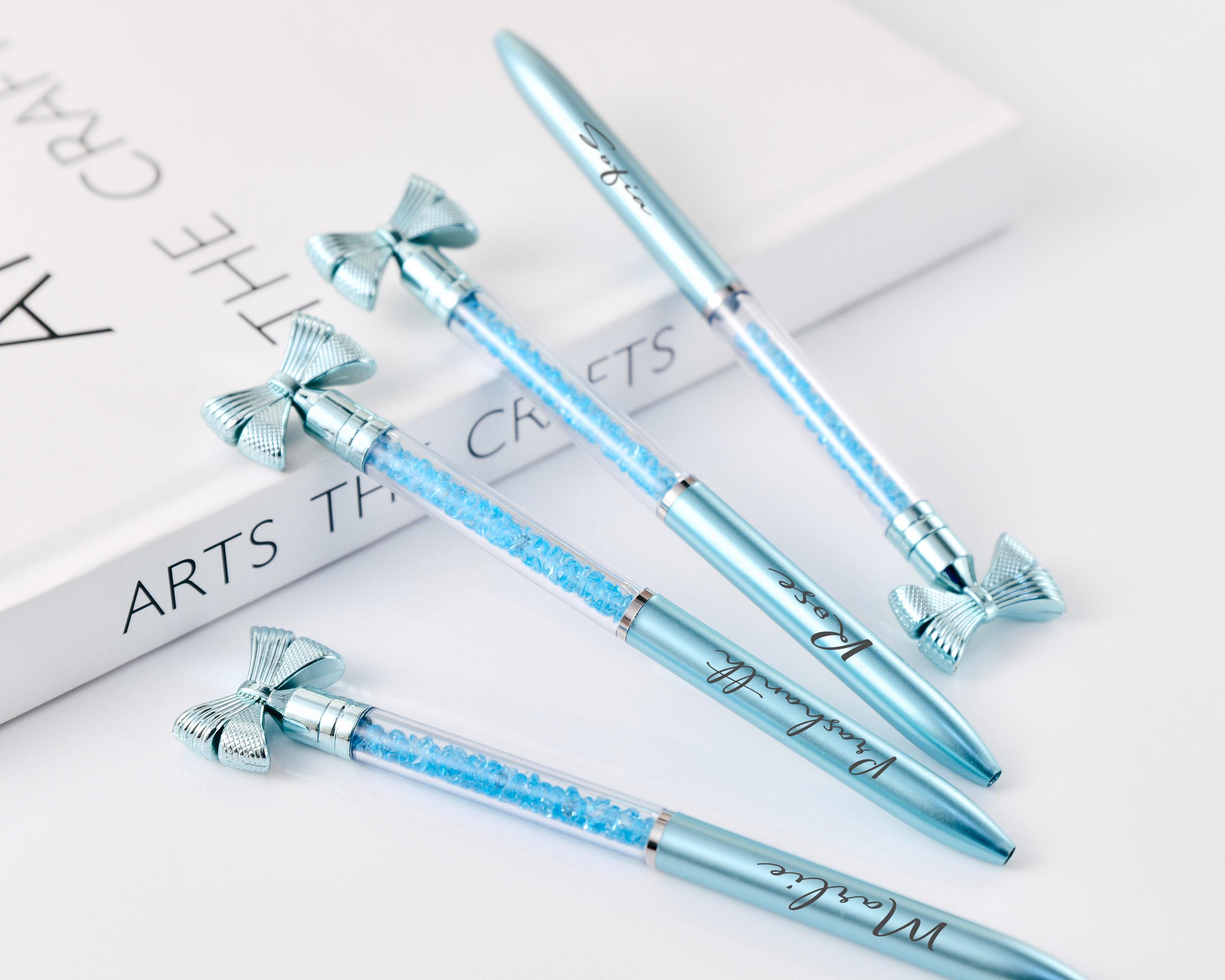 Customized Personalized Bow Ballpoint Pen - Customized Bridesmaid Gifts ...