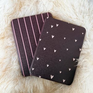 Funda magnética desmontable con rayas para Kindle, funda Kobo Clara Colour Case, funda minimalista para Paperwhite de 11.º/12.º grado, funda Clara Libra, regalo de graduación
