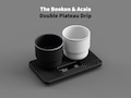 The Bookoo Mini and Acaia Lunar Double Plateau Drip & Flat