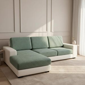 Waterproof Stretch Sofa Cushion Cover Jacquard Slipcover Couch Protector