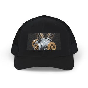 Supercharger Blower | Embroidered Snapback Cap | AimaxOps — Engine Art Petrolhead Gift
