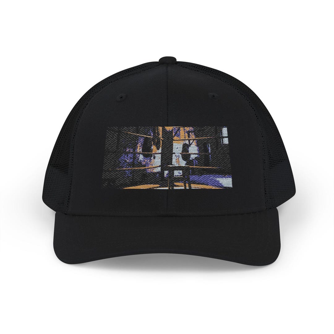 Boxing Ring Corner Snapback Cap | Embroidered | Dark Art | Aimaxops - Etsy