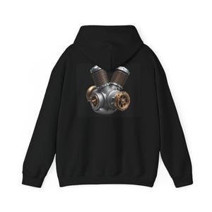 Aufladegebläse | Premium Dunkle Kunst Hoodie | AimaxOps — Motor Kunst Petrolhead Geschenk