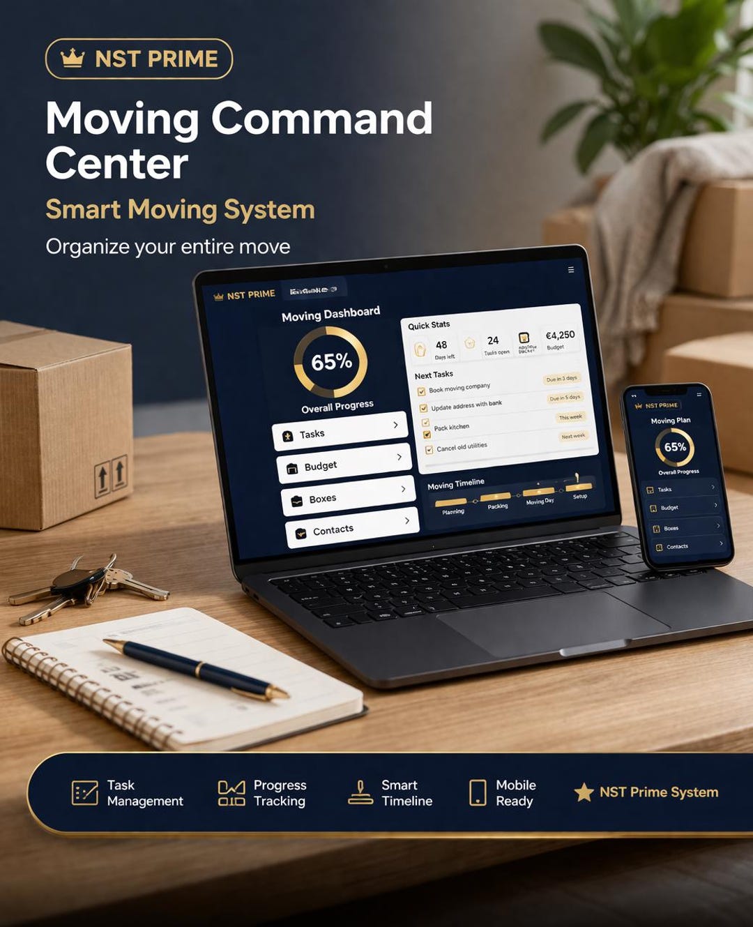 Moving Dashboard System – Moving Command Center – Organize & Control ...