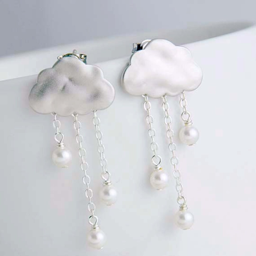 •RAINING ARCHES• silver post earrings