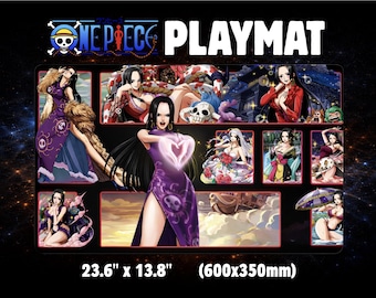 Tapete de Jogo XXL Boa Hancock One Piece Anime, Mousepad Grande para Jogos, Tapete de Jogo de Mangá
