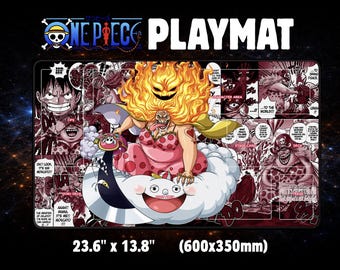One Piece Big Mom Charlotte Linlin Anime Playmat (600x350mm)