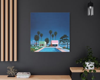 Hiroshi Nagai  Pacific Breeze Canvas Wall Art, Japandi Art Y-142