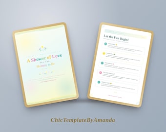 Baby Shower Invitation Bundle – Mummy to Be Planner (Digital Download)