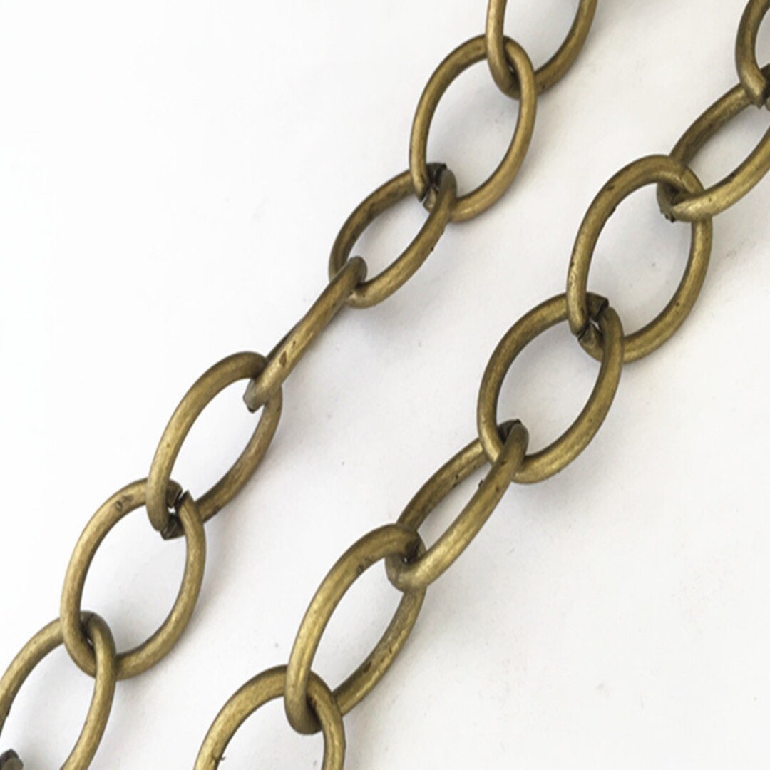 2m6.5feet Antique Bronze Jewelry Pendant Chain 15mmx20mm Etsy