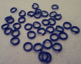 400 pcs black color Jump Rings 4mmx0.7mm