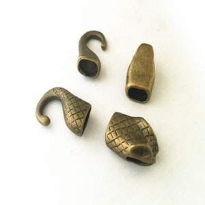 5pcs Antique bronze snake  charm connector  50mmx15mm