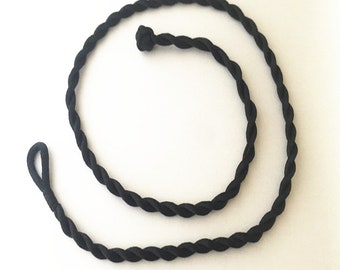 15pcs 19inch 4mm black color  twist silk  necklace cord