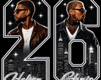 Chris Brown Raymond and Brown R&B Tour PNG (Digital Download)