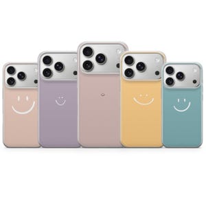 Smile Mobilskal Emoji Cover för iPhone 17 Pro Max, 16e, 15, 14, 13 & Samsung S26 Ultra, S25 FE, A57, A56, Pixel 10, 9A