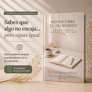 Notatnik refleksji egzystencjalnej (PDF) | Odkryj na nowo swój cel | Rozwój osobisty | Stworzone przez psychologów | Samopoznanie