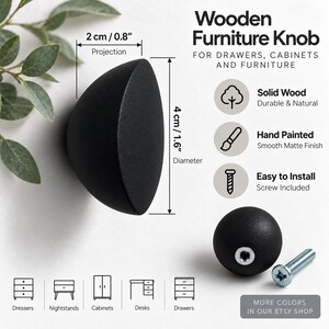 Dresser knobs, Cabinet hardware, Wood drawer knobs, Wooden cabinet knob, Furniture knobs, Colorful furniture hardware, Painted wood knobs.