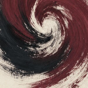 Swirls | Abstract Wall Art | Modern Gallery Poster | Minimalist Print | Printed & Shipped image 3