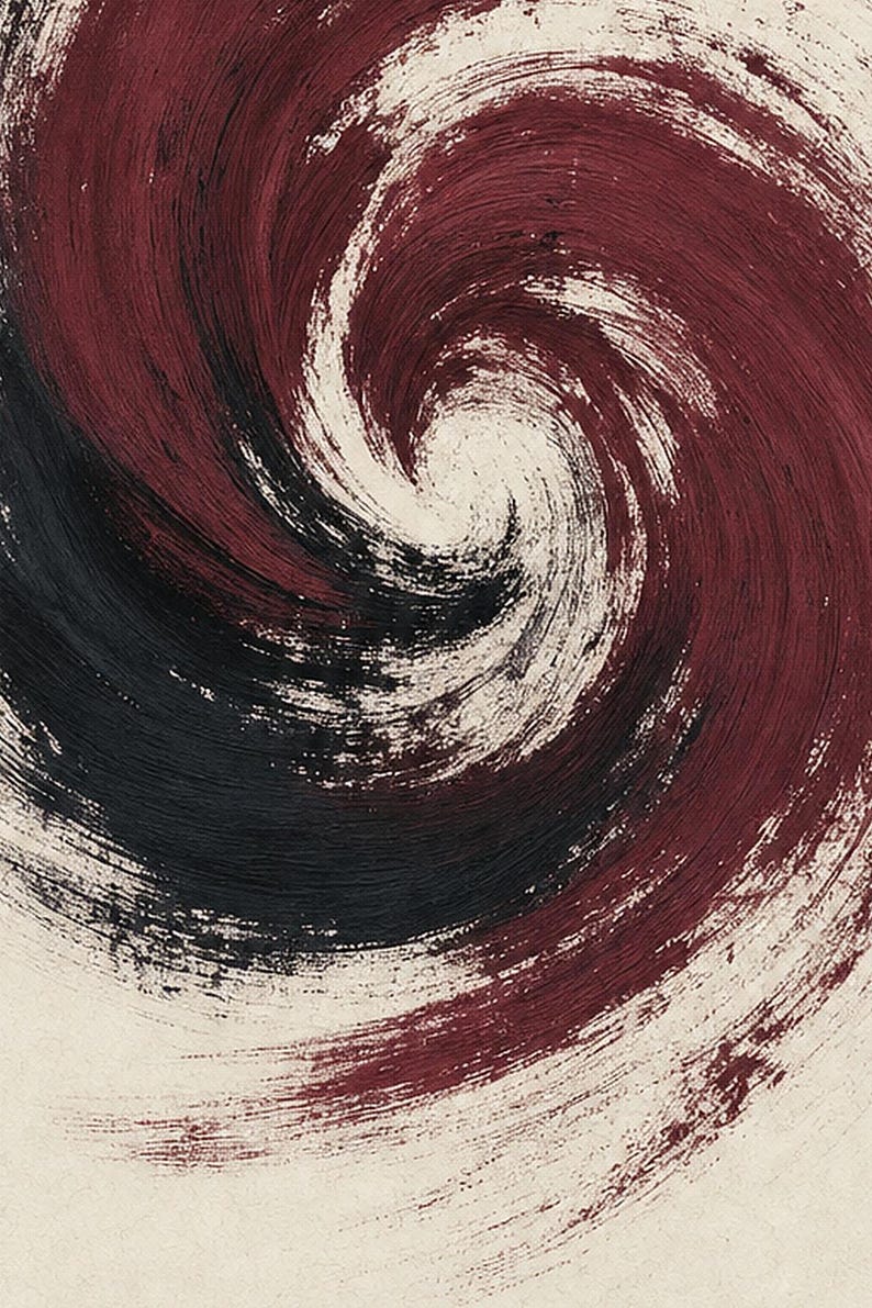 Swirls | Abstract Wall Art | Modern Gallery Poster | Minimalist Print | Printed & Shipped image 3