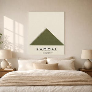 Summit | Arte astratta da parete | Poster moderno da galleria | Stampa minimalista | Stampato e spedito immagine 6