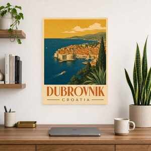 Dubrovnik Walls Vintage 70s image 8