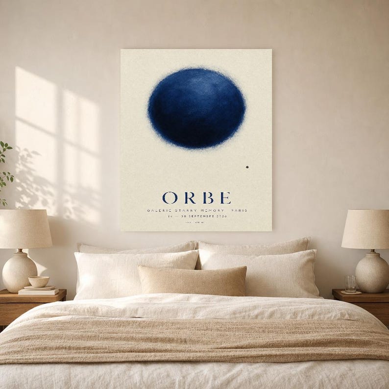 Orb | Abstract Wall Art | Modern Gallery Poster | Minimalist Print | Printed & Shipped image 6