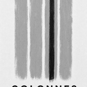 Columns | Abstract Wall Art | Modern Gallery Poster | Minimalist Print | Printed & Shipped image 8