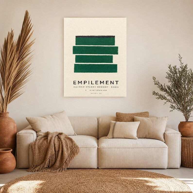 Stacking | Abstract Wall Art | Modern Gallery Poster | Minimalist Print | Printed & Shipped image 7