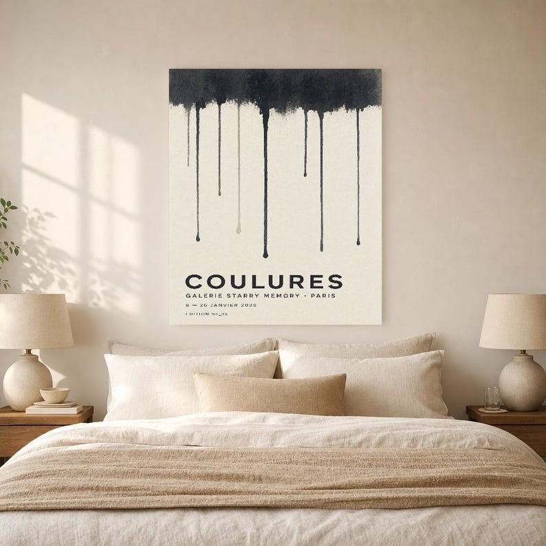 Runs | Abstract Wall Art | Modern Gallery Poster | Minimalist Print | Printed & Shipped image 6