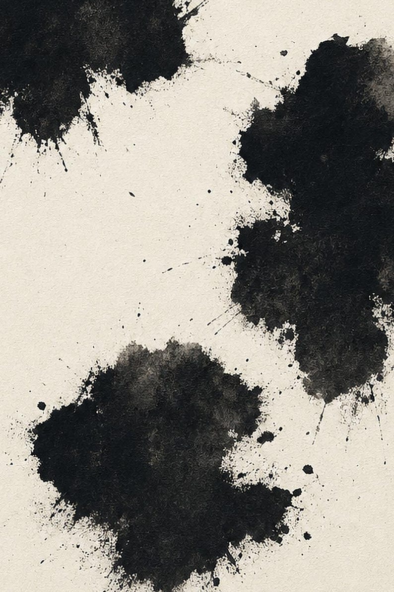 Stains | Abstract Wall Art | Modern Gallery Poster | Minimalist Print | Printed & Shipped image 3