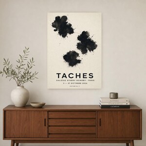 Stains | Abstract Wall Art | Modern Gallery Poster | Minimalist Print | Printed & Shipped image 2