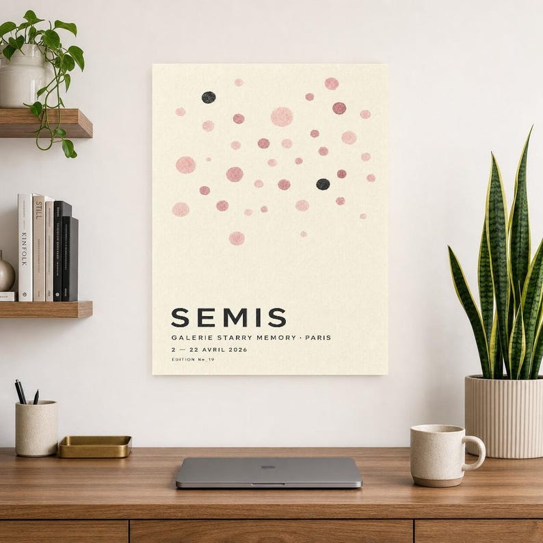 Sowing | Abstract Wall Art | Modern Gallery Poster | Minimalist Print | Printed & Shipped image 8