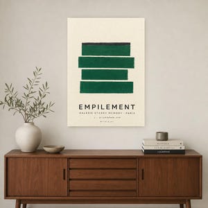 Stacking | Abstract Wall Art | Modern Gallery Poster | Minimalist Print | Printed & Shipped image 2