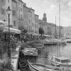 Saint-Tropez-Reiseposter | Kunstdruck der französischen Riviera | Wandbild mit Küstenmotiven aus Frankreich | Gedruckt & Versand Bild 10
