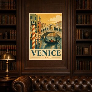 Venice Gondola Vintage 70s image 5