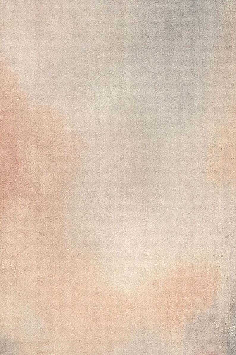 Dusty Rose Abstract Wall Art Print | Terracotta Color Field Print | Clay Pink Watercolor Poster | Boho Minimalist Living Room Decor image 3