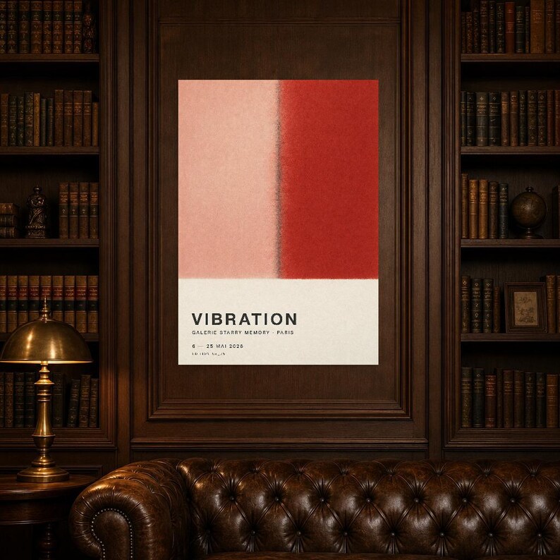 Vibration | Abstract Wall Art | Modern Gallery Poster | Minimalist Print | Printed & Shipped image 5