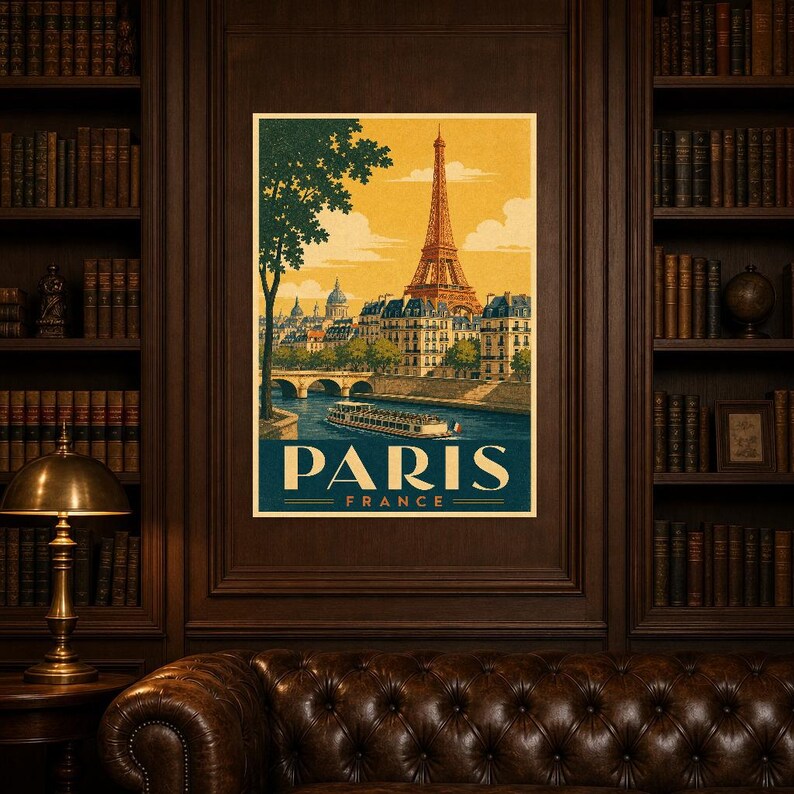 Paris Eiffel Vintage 70s image 5